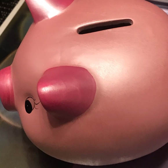 New Pink Ceramic 🐷Pink Pig Piggy Bank - Picture 3 of 16